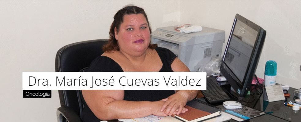 Portada de Dra. María José Cuevas Valdez 